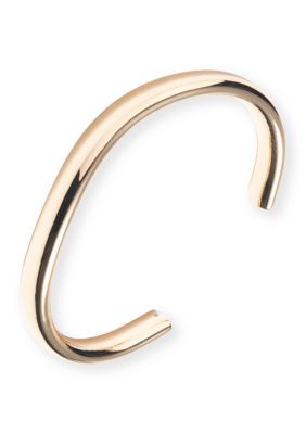 Lauren Ralph Lauren Organic Gold Tone Metal Cuff Bracelet