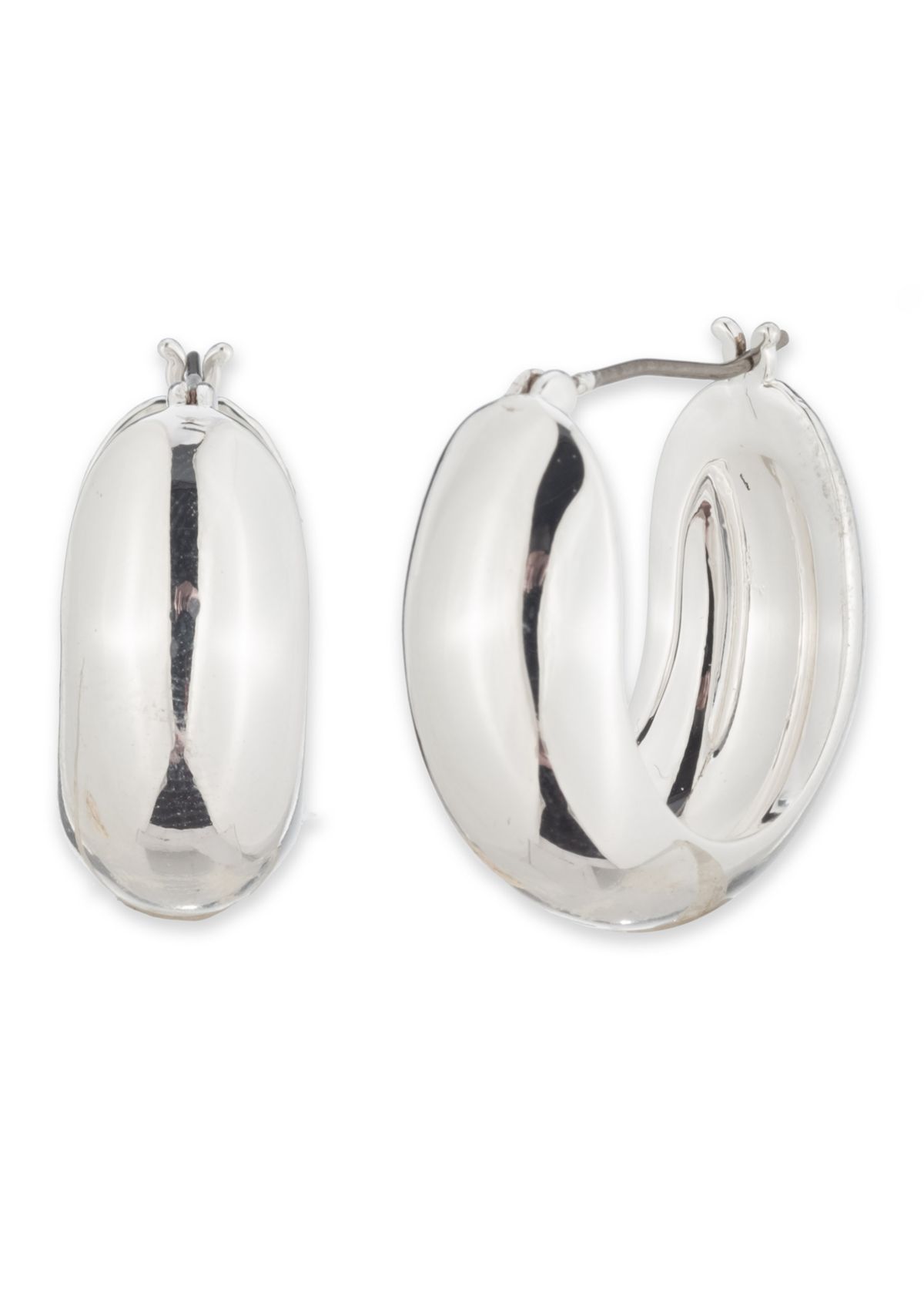 25 Millimeter Chubby Hoop Earrings