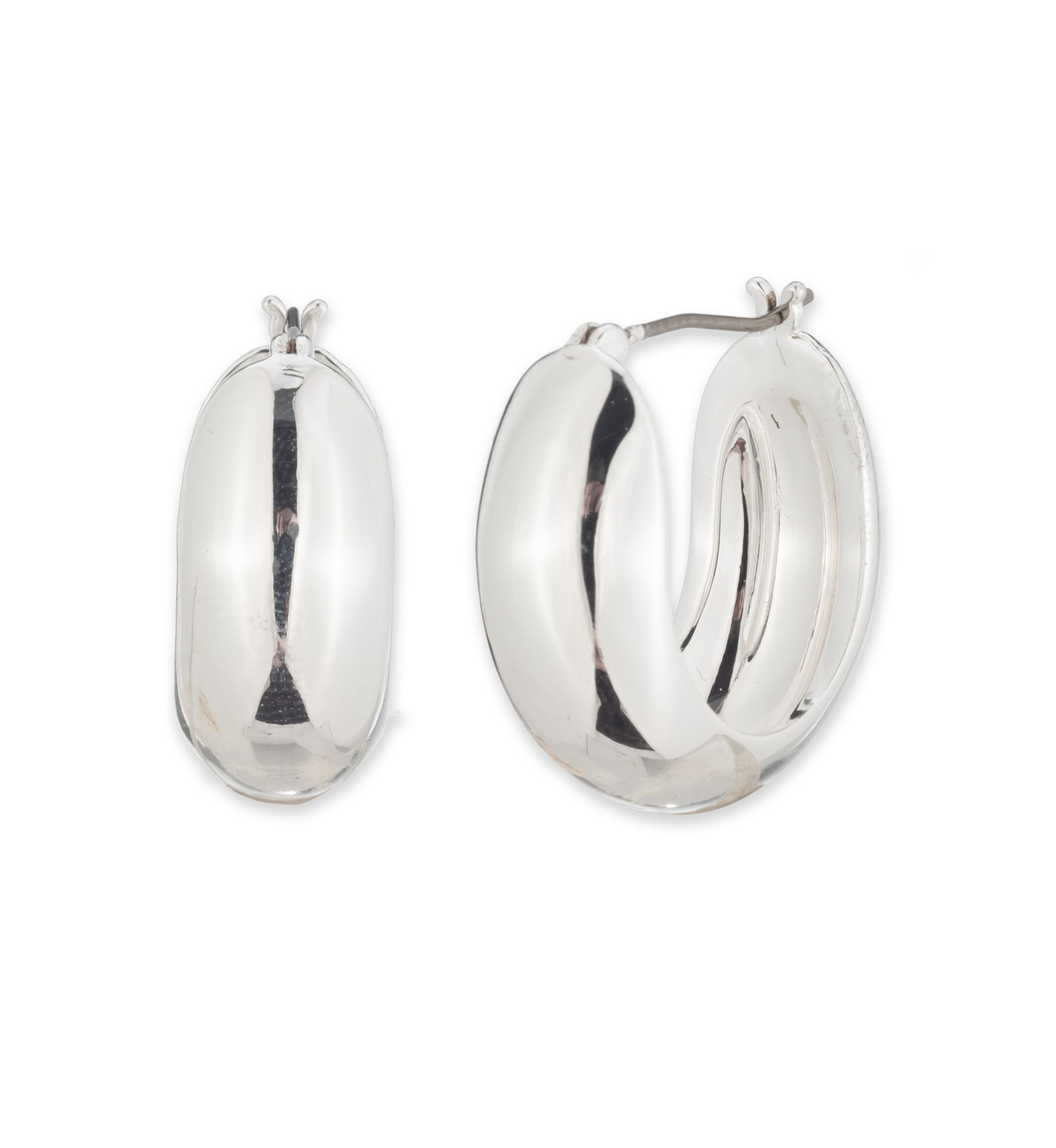 25 Millimeter Chubby Hoop Earrings