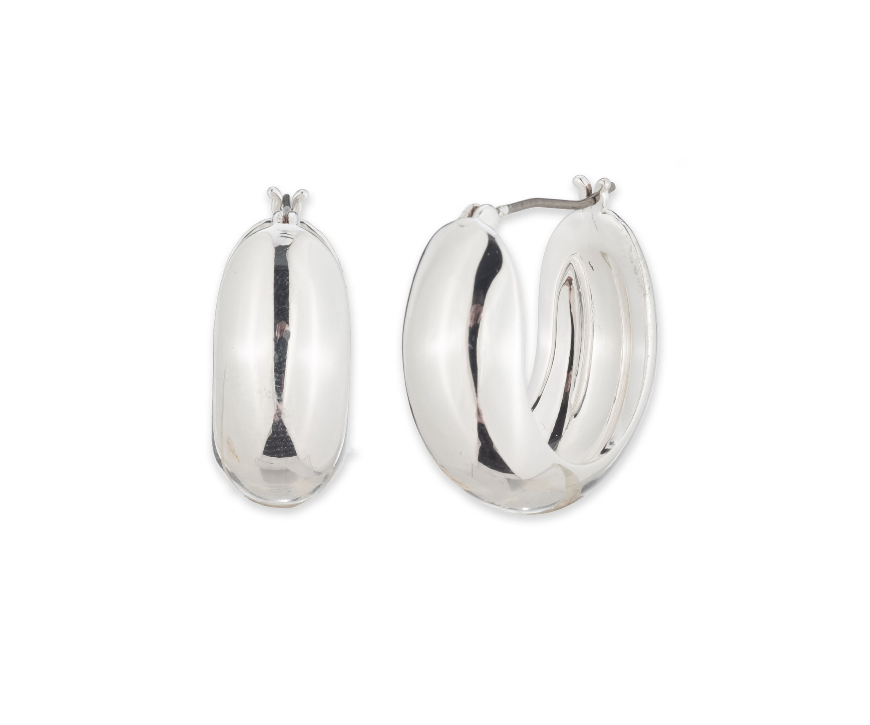25 Millimeter Chubby Hoop Earrings