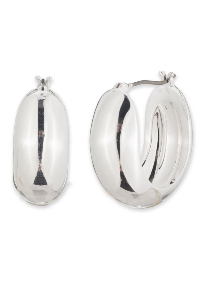 25 Millimeter Chubby Hoop Earrings