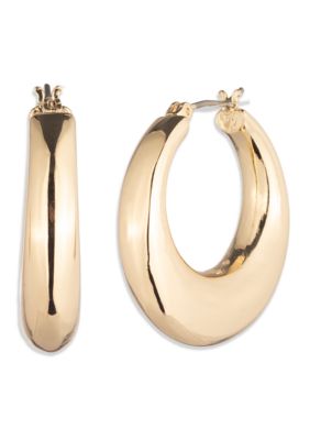 Lauren Ralph Lauren Sculptural Hoop Earrings