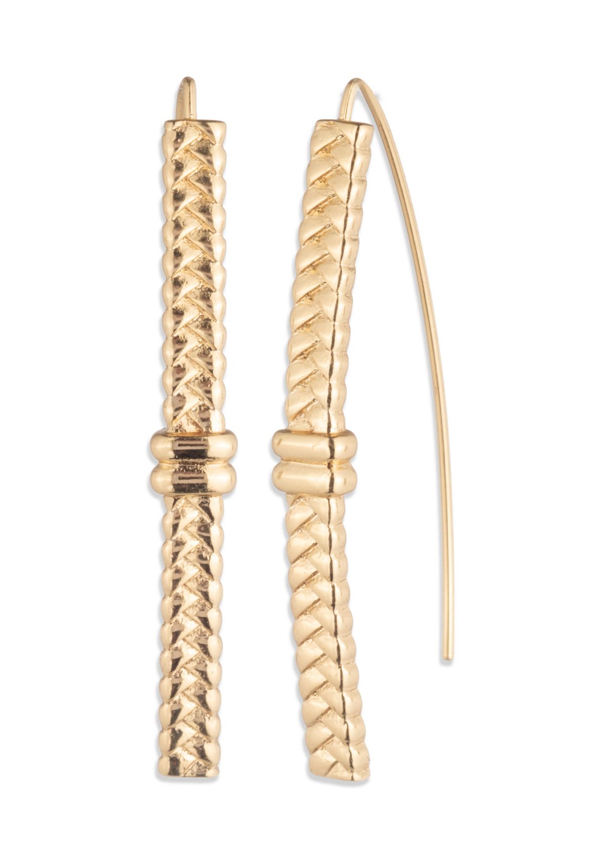 Herringbone Threader Earrings