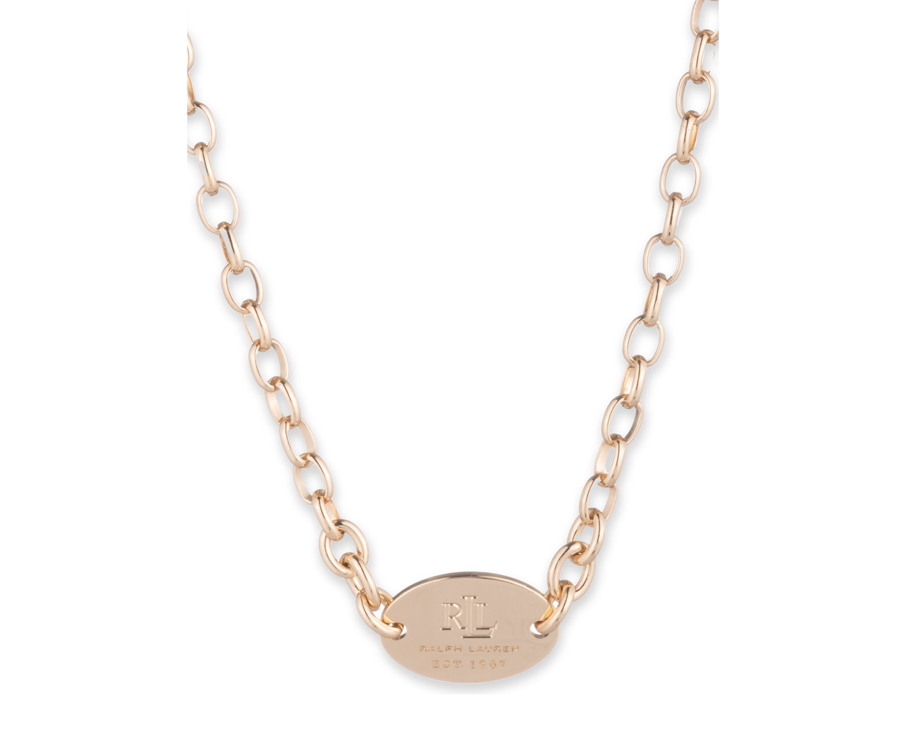 Logo Frontal Necklace