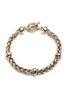 Lauren Ralph Lauren Gold-Tone Gold Basic Flex Chain Bracelet