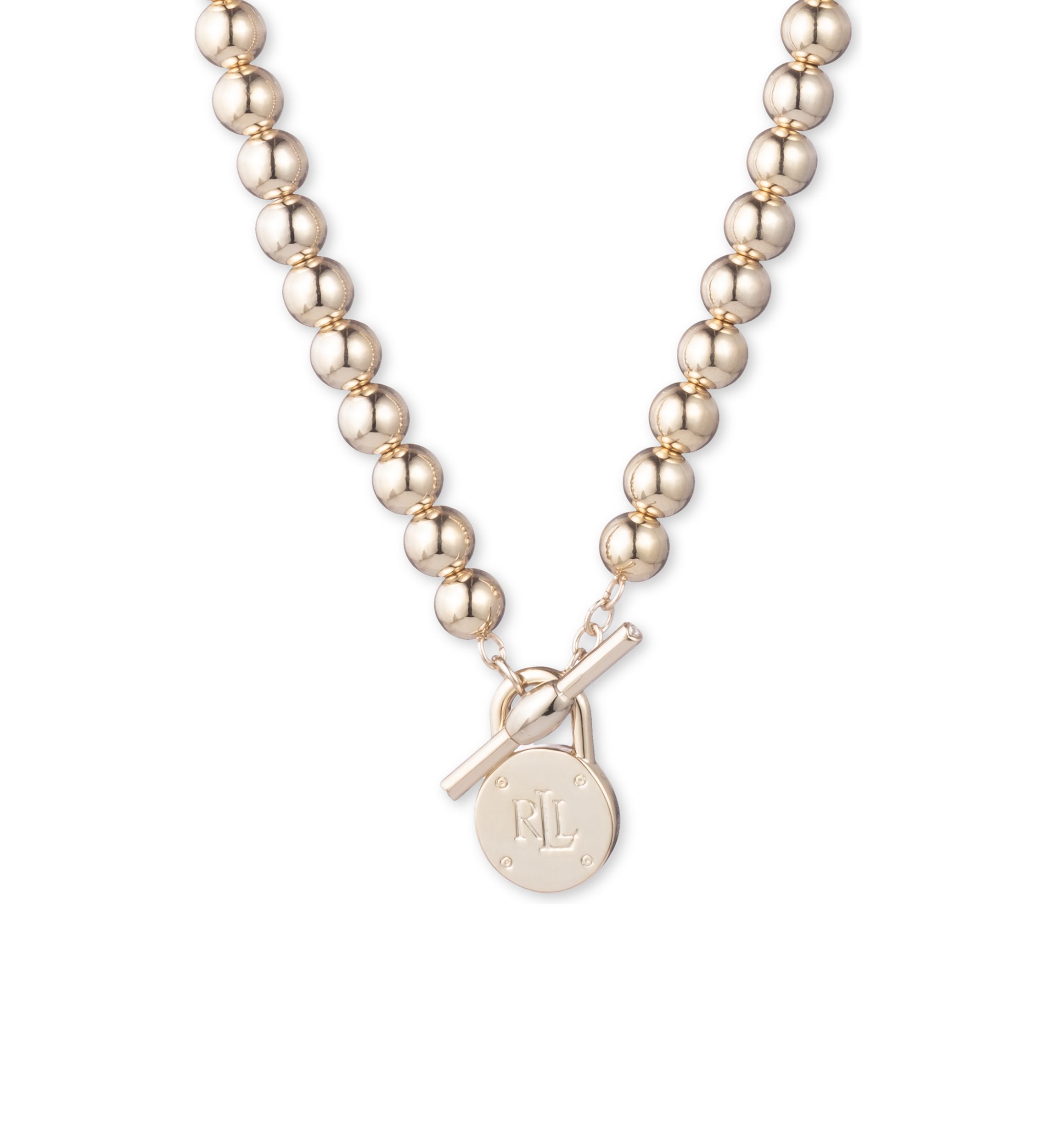 Beaded Logo Necklace
