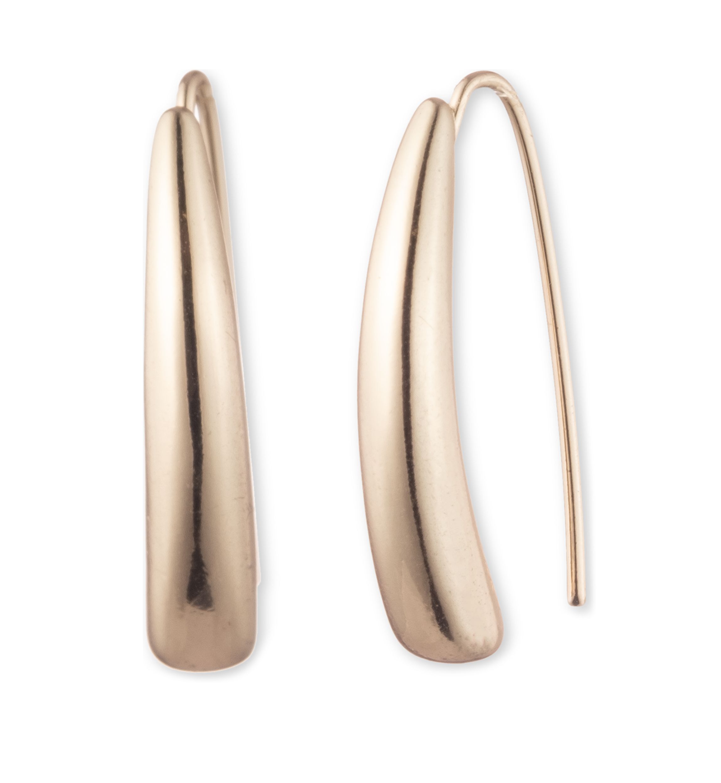 Gold-Tone Threader Earrings