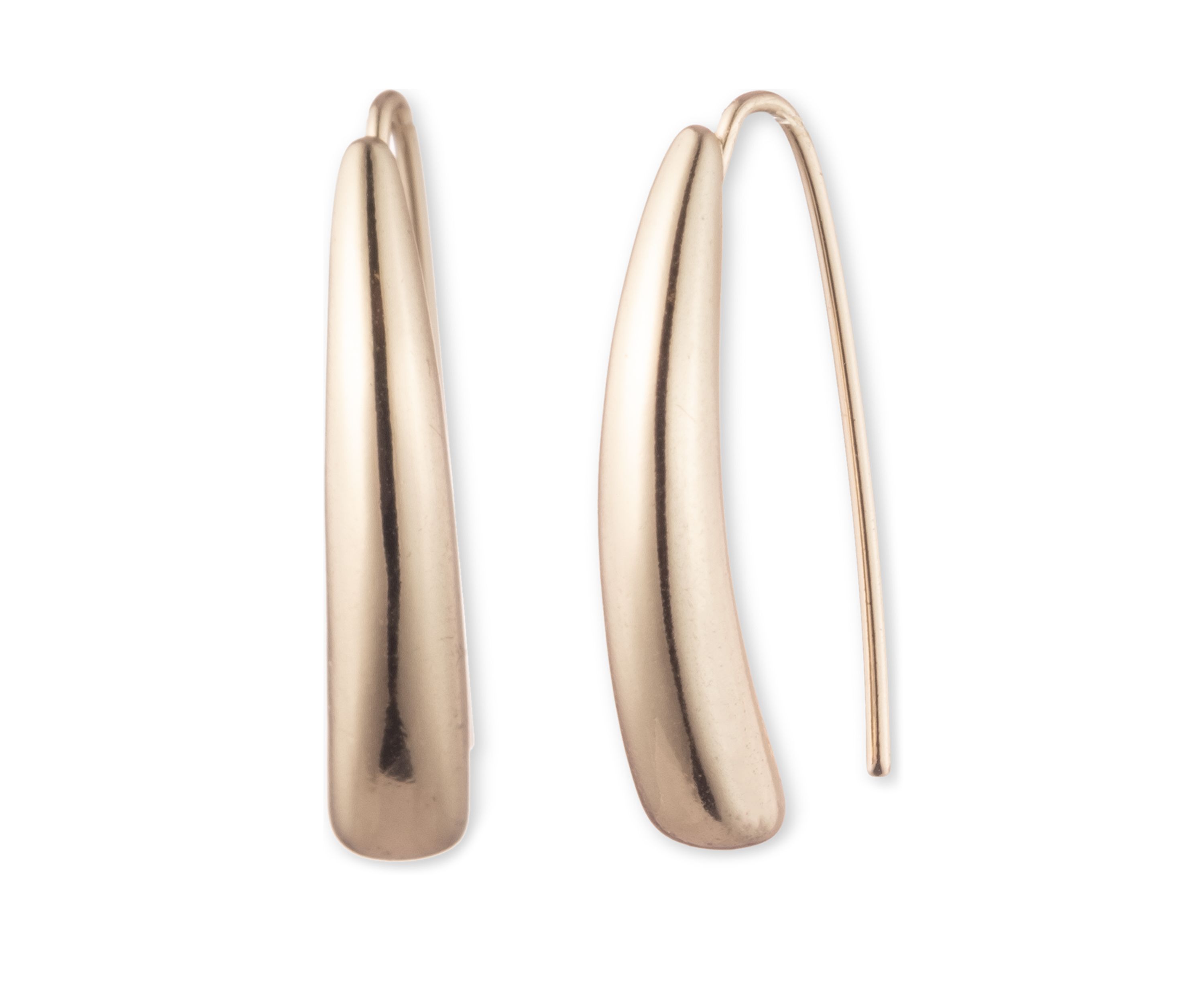 Gold-Tone Threader Earrings