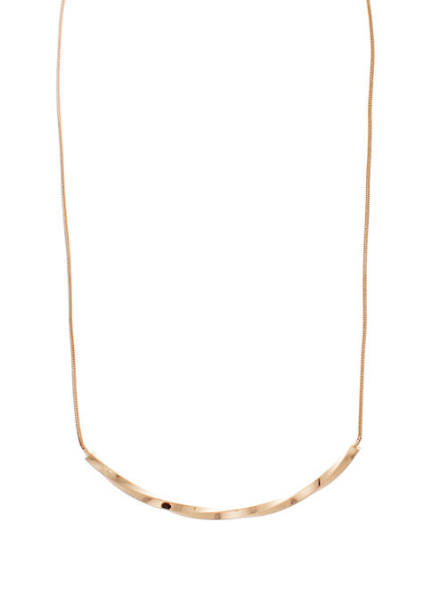 Curved Chain Necklace