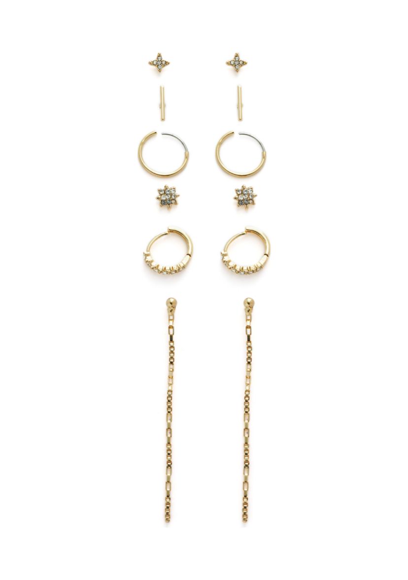 6 Piece Earring Set 