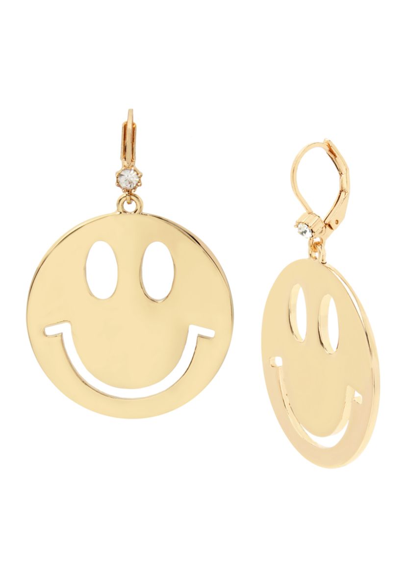 Smiley Drop Earrings