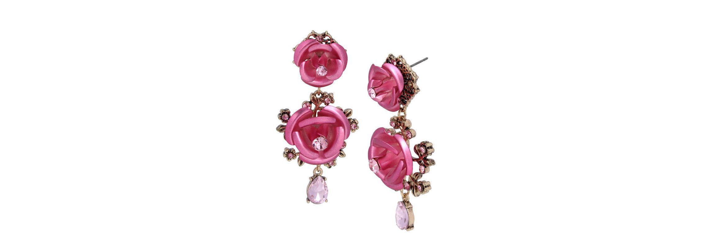 Rose Drop Earrings