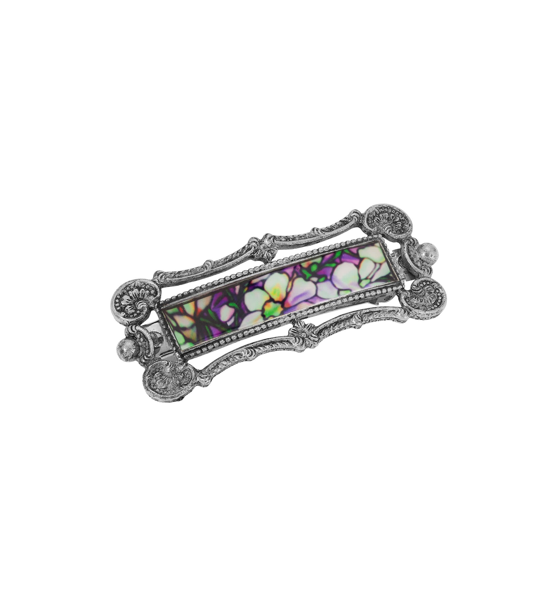 Multi Color Enamel Hair Barrette