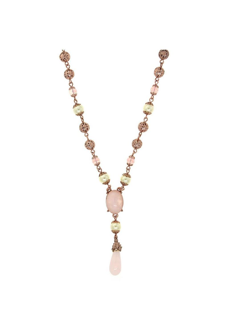 Rose Gold/Cultura Prl/Rse Quartz Y Neck 16"Adj.