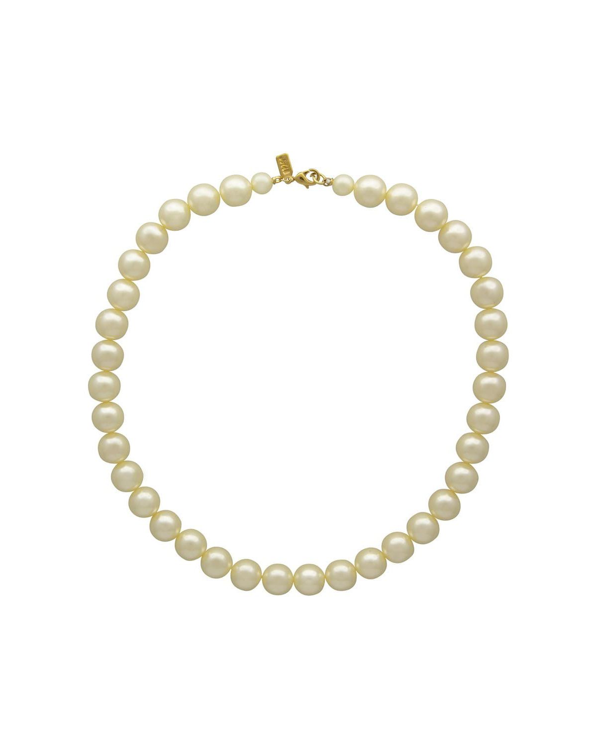 Faux Pearl Strand 18" Necklace