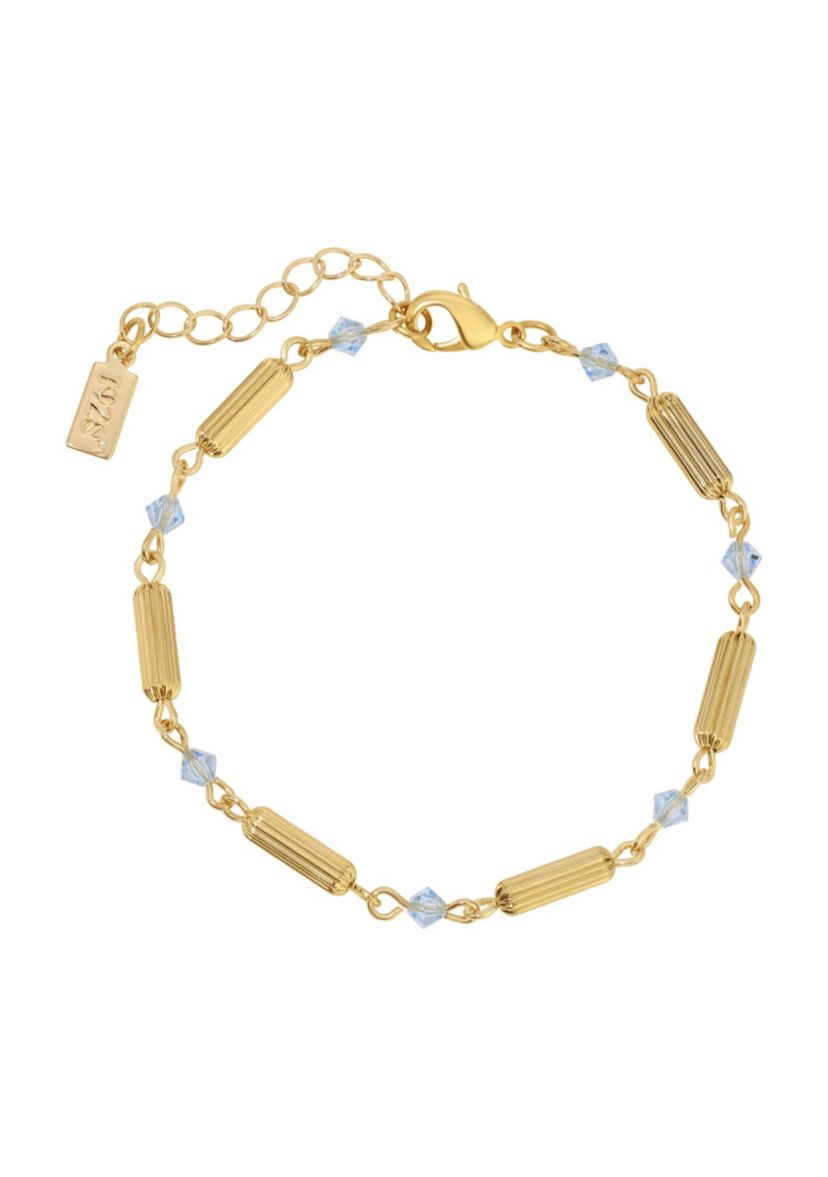 Gold-tone Cat Fishbowl Cuff Bracelet