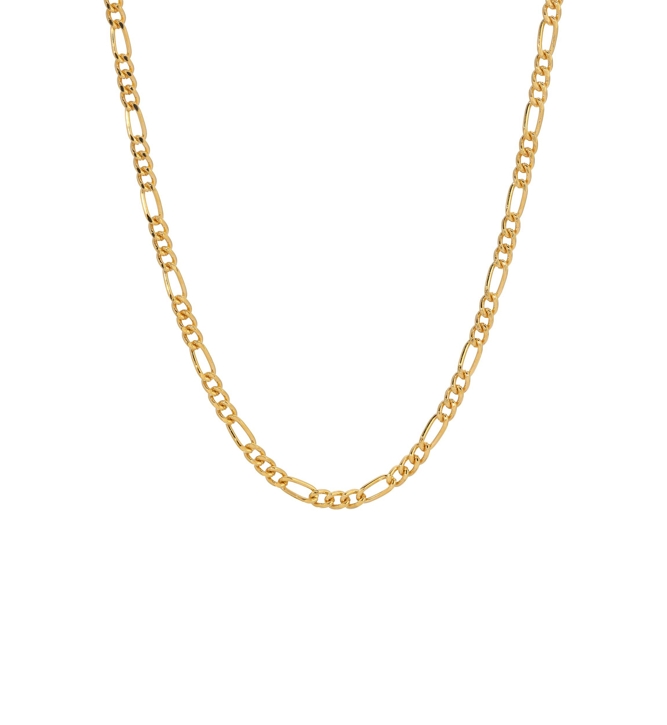 14k Gold Dipped Chain Necklace 16"