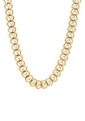 14k Gold Dipped Chain Necklace 