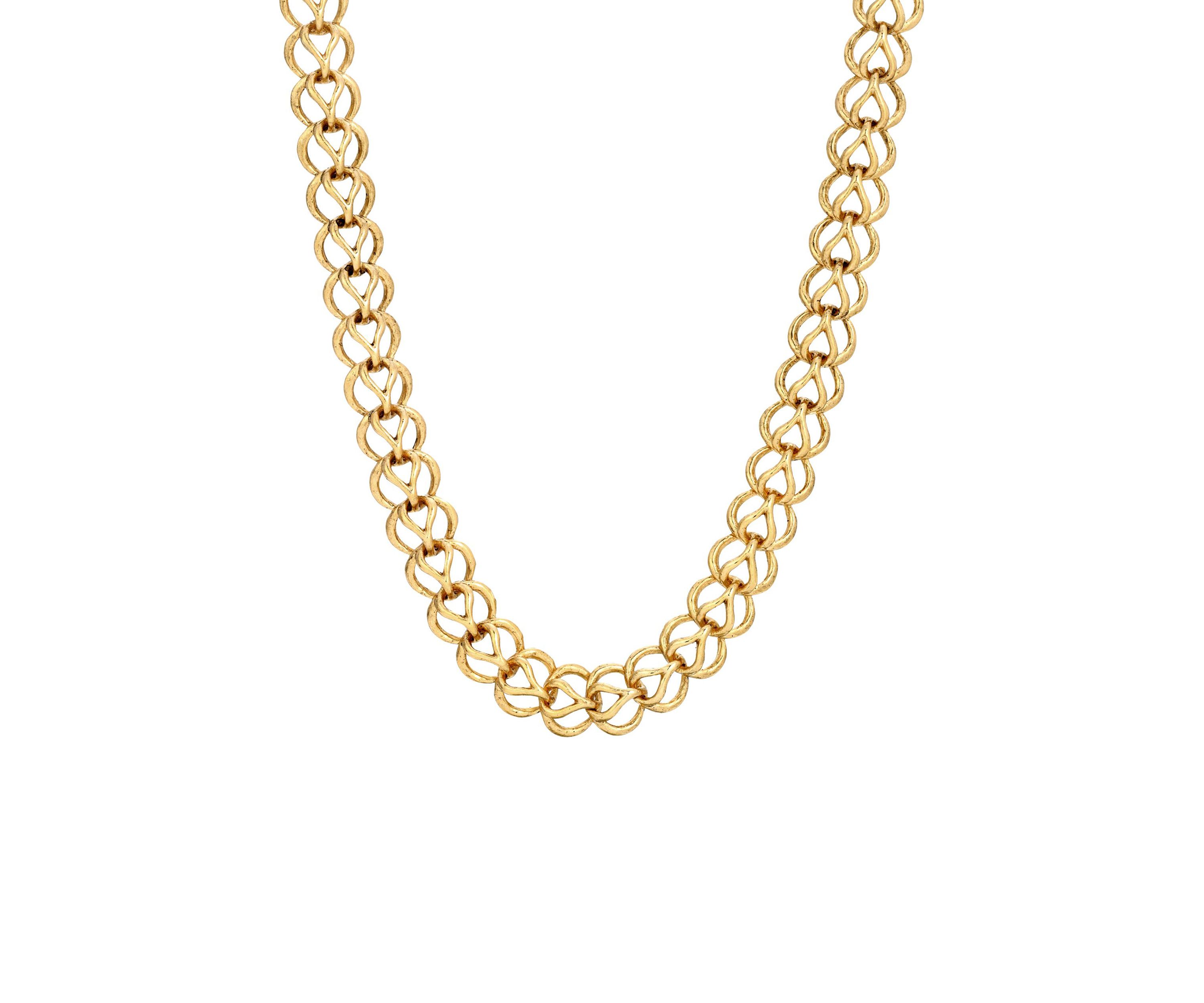 14k Gold Dipped Chain Necklace 