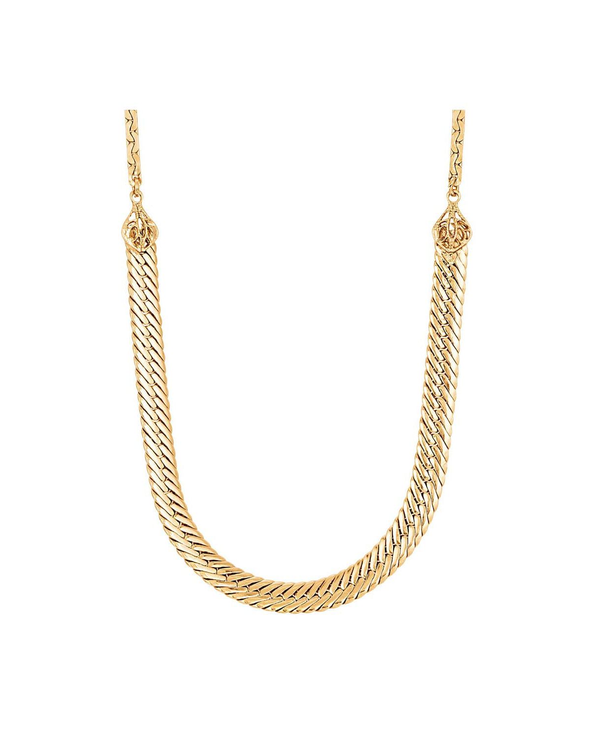Gold Tone 16" + 3" ADJ Necklace