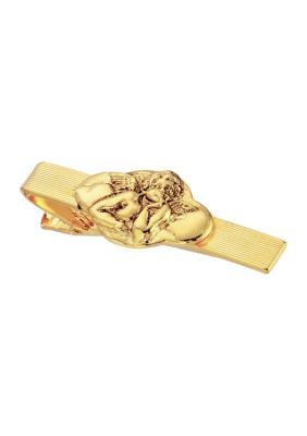 14K Gold-Dipped Angel Tie Bar Clip