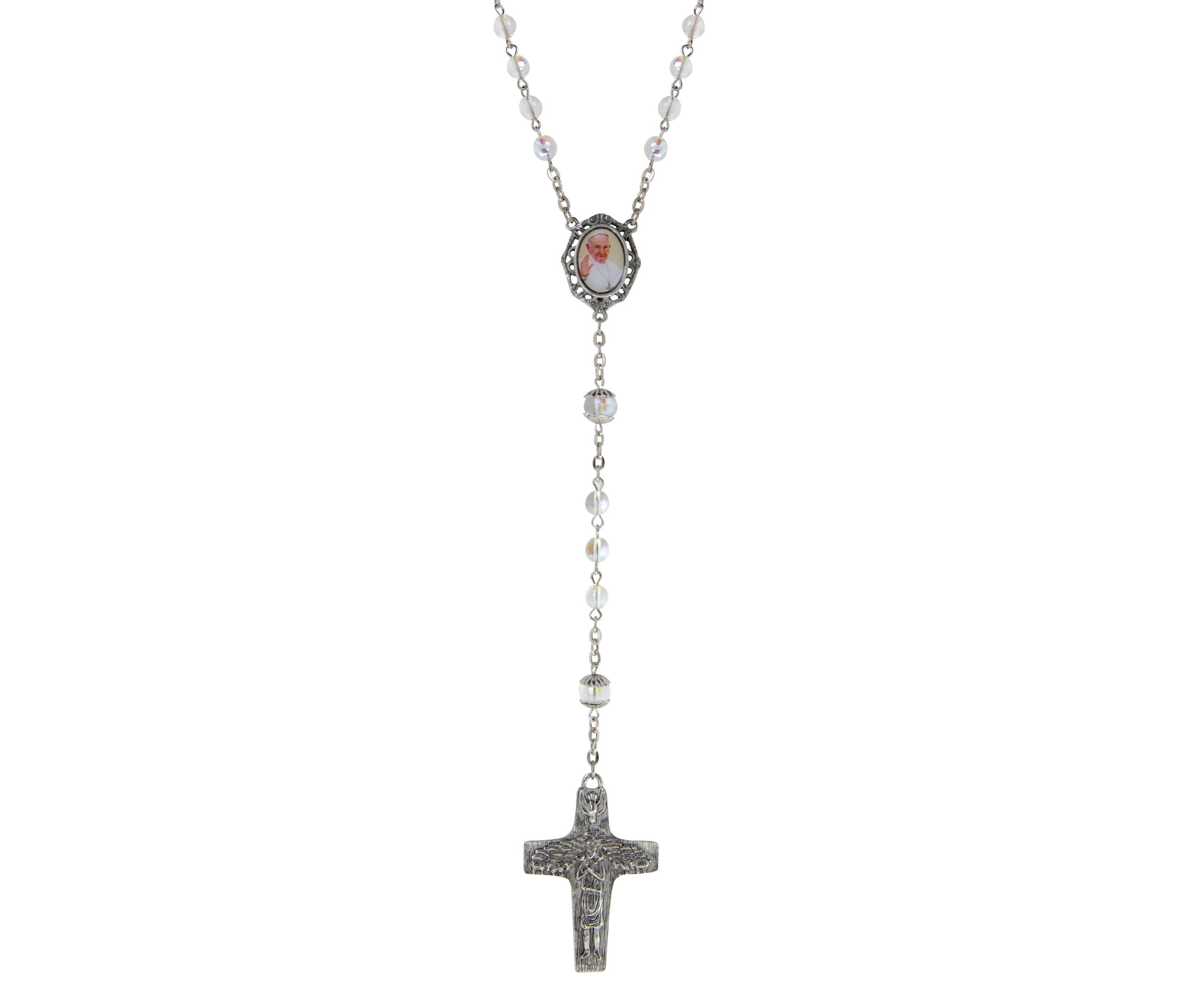 Pope Francis Cross & Decal Rosary