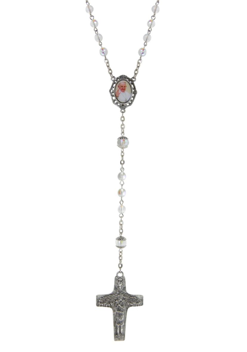 Pope Francis Cross & Decal Rosary