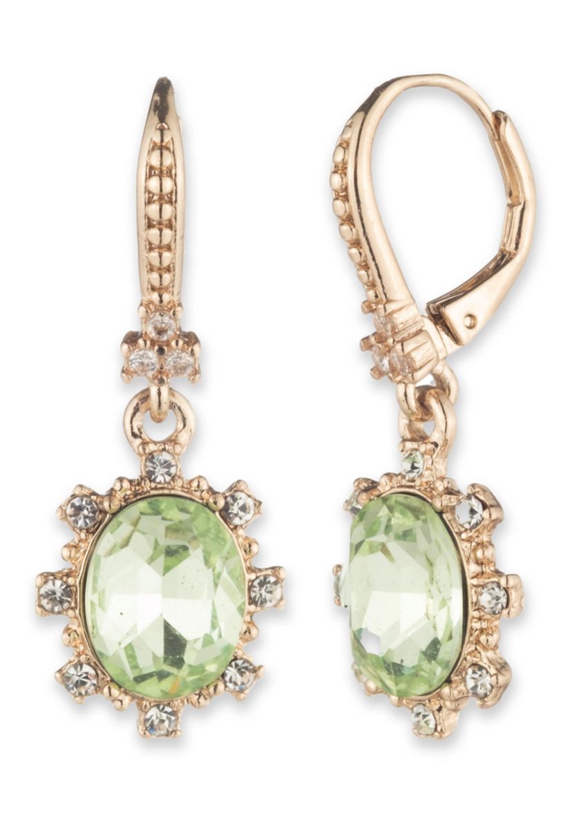 Gold Tone Drop Earrings