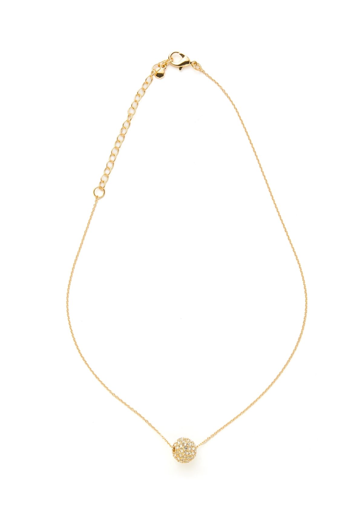 Crystal Fireball Linear Earrings and Necklace Set
