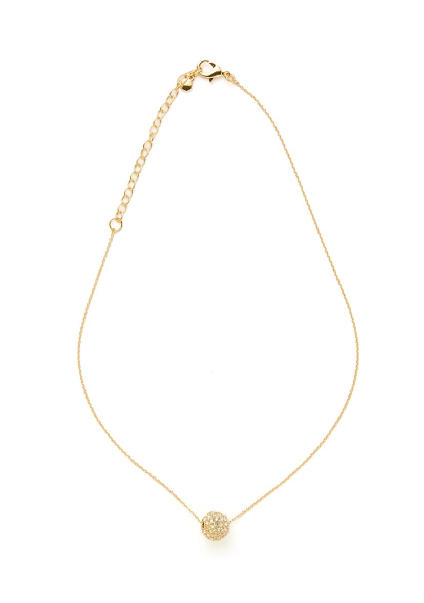 Crystal Fireball Linear Earrings and Necklace Set