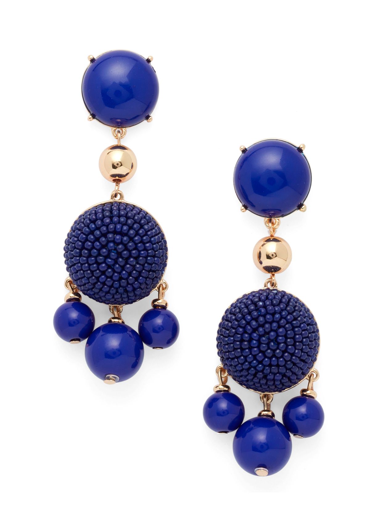 Beaded Chandelier Drop Earrings