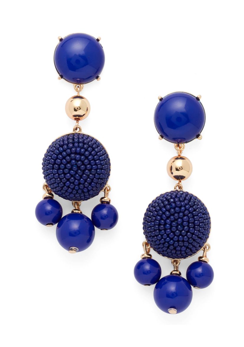 Beaded Chandelier Drop Earrings