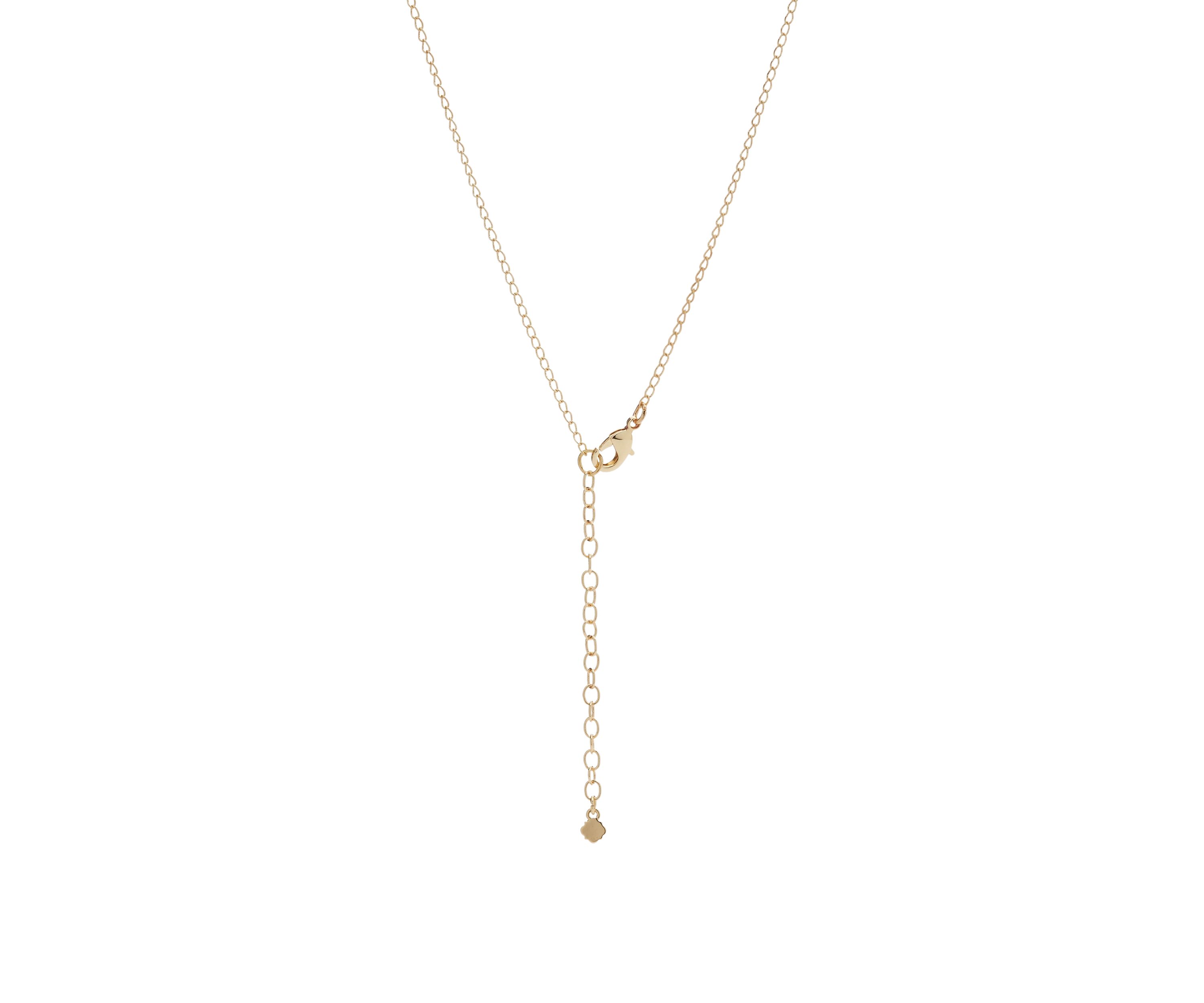 Blue Flower Bar Frontal Necklace