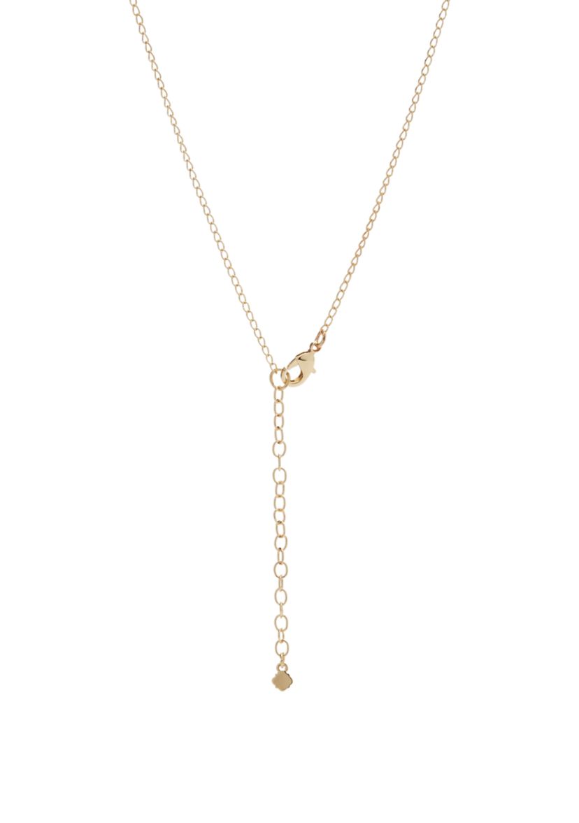 Blue Flower Bar Frontal Necklace
