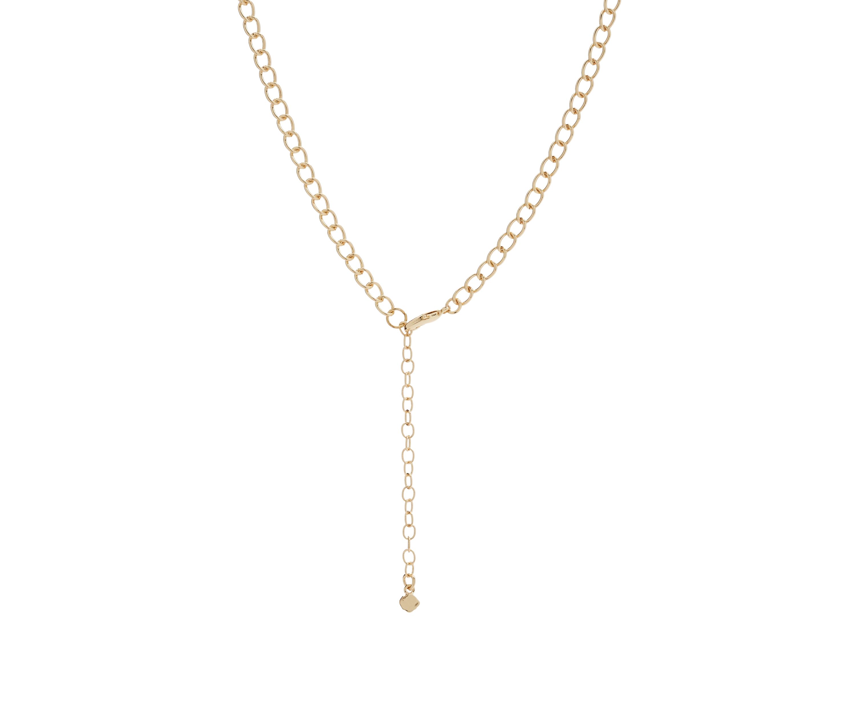 Coral Flower Frontal Gold Necklace