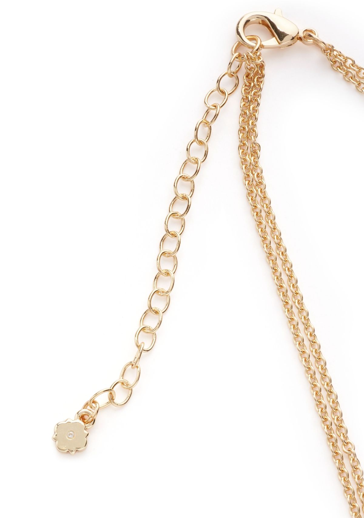 Puffy Heart Multirow Pendant Necklace