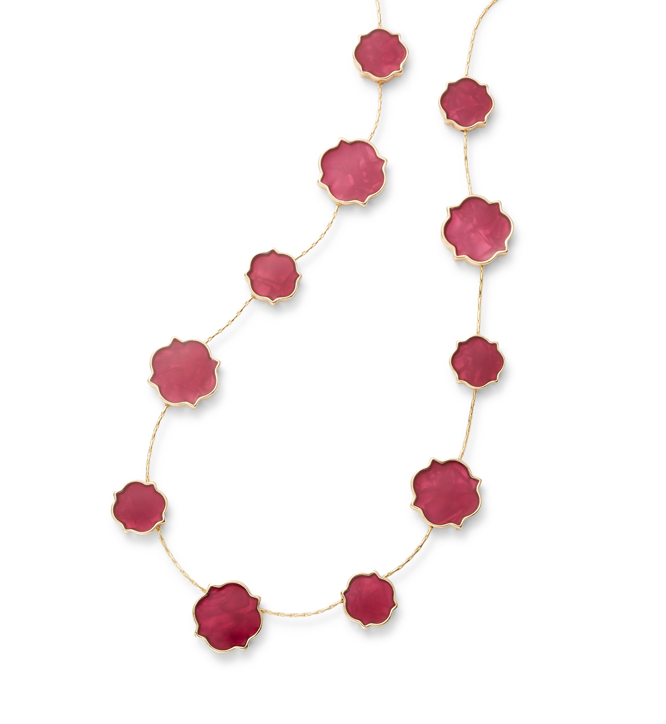 Quatrefoil Motif Collar Necklace