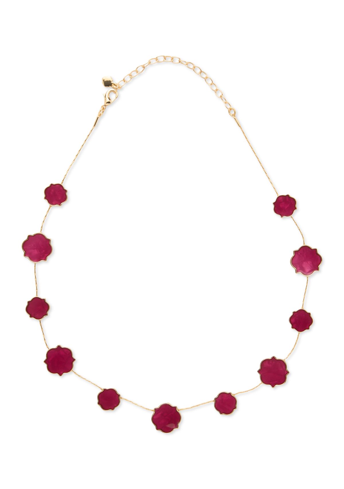 Quatrefoil Motif Collar Necklace
