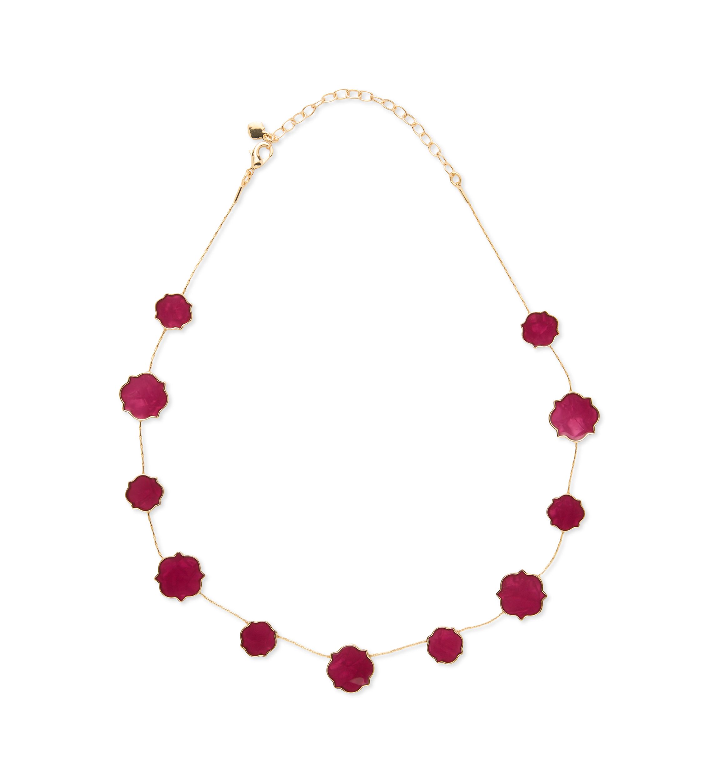 Quatrefoil Motif Collar Necklace