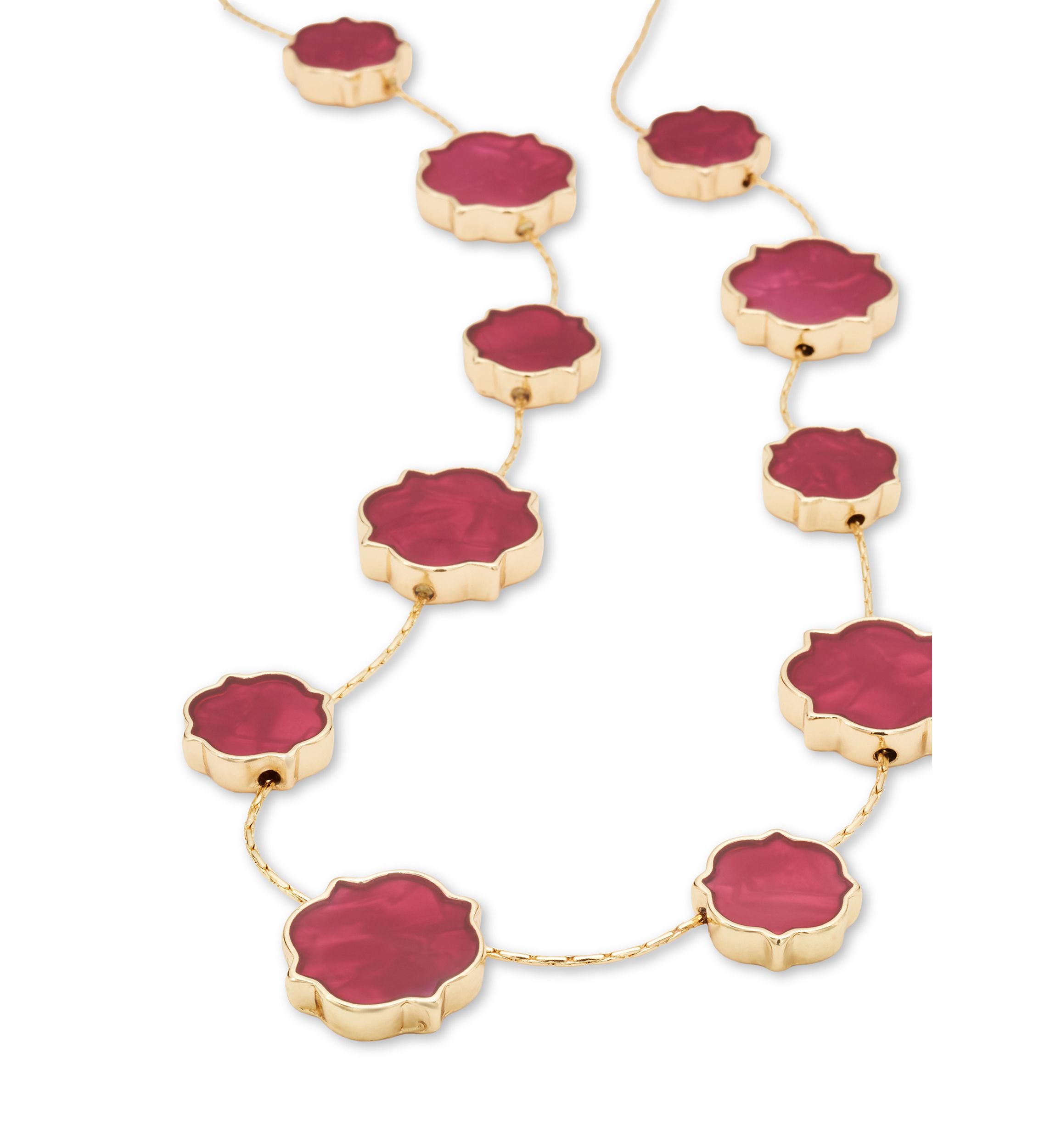Quatrefoil Motif Collar Necklace