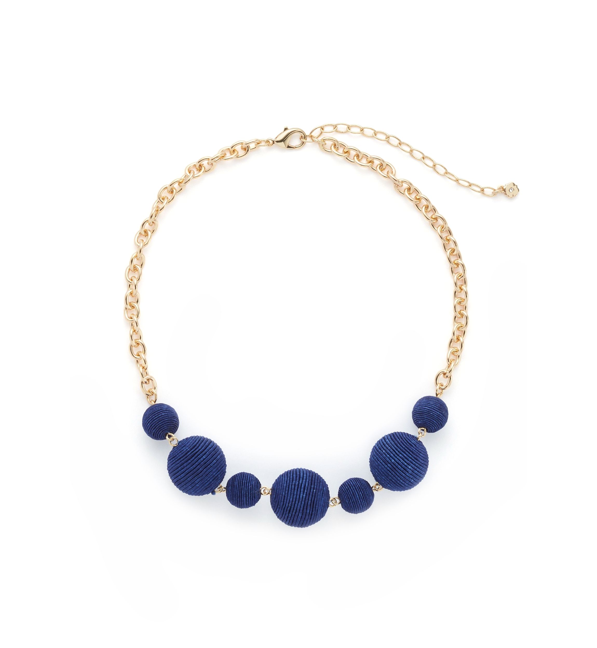 Thread Beaded Frontal Necklace