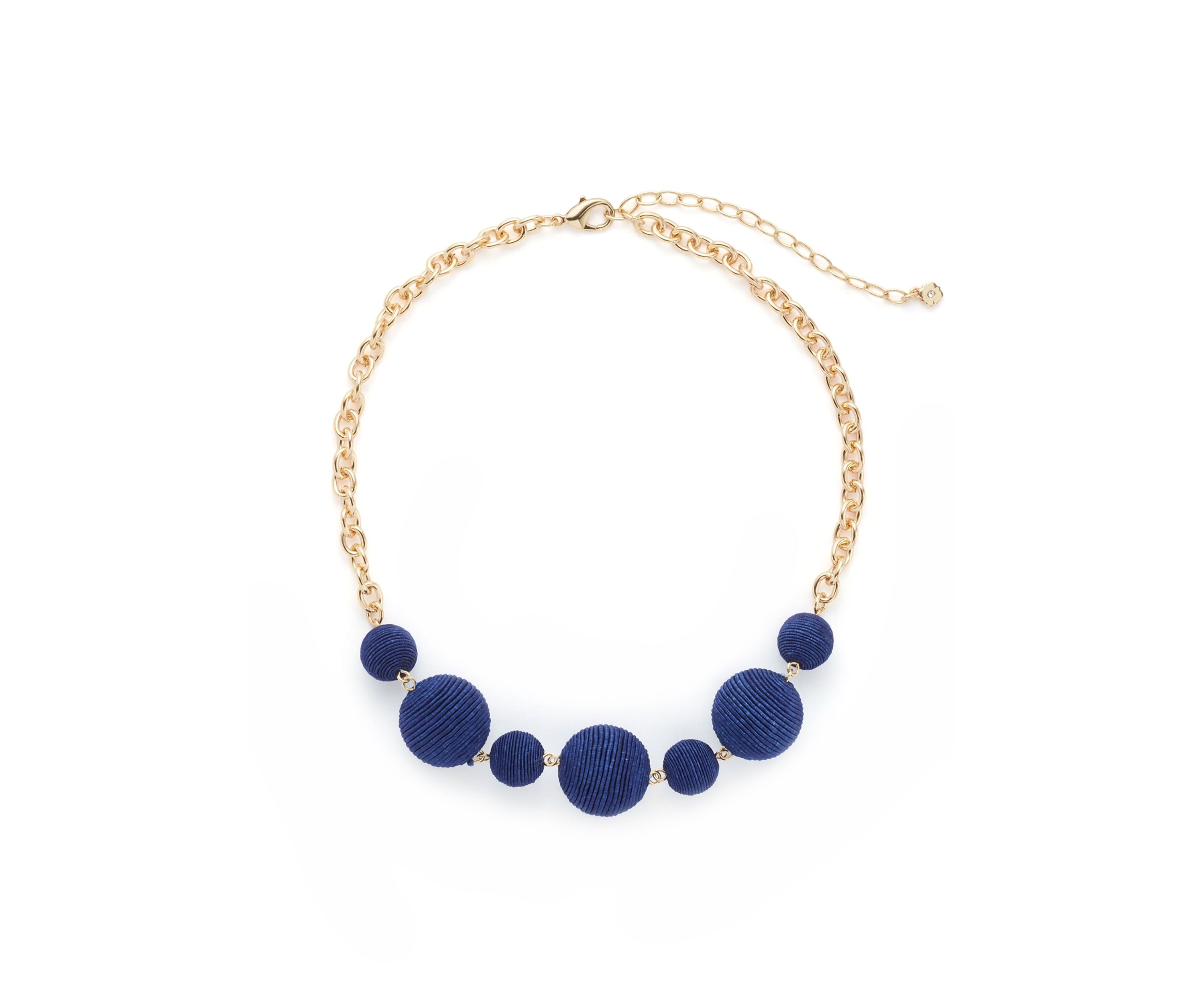 Thread Beaded Frontal Necklace