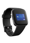 Versa 2 Black Elastomer Strap Touchscreen Smartwatch