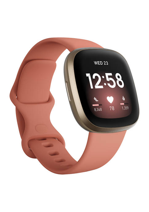 Versa 3 in Pink Clay with Soft Gold Bezel