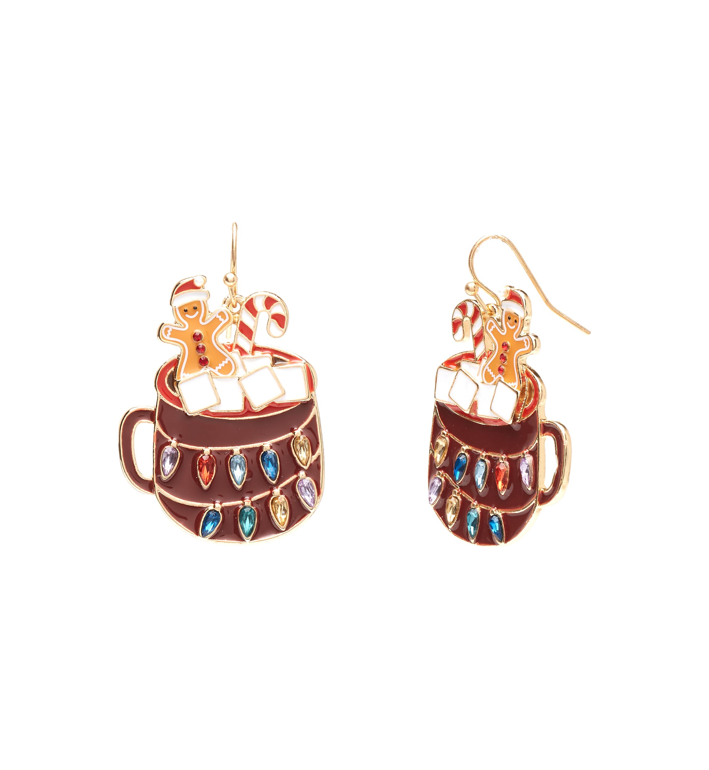 Hot Cocoa Mug Earrings 
