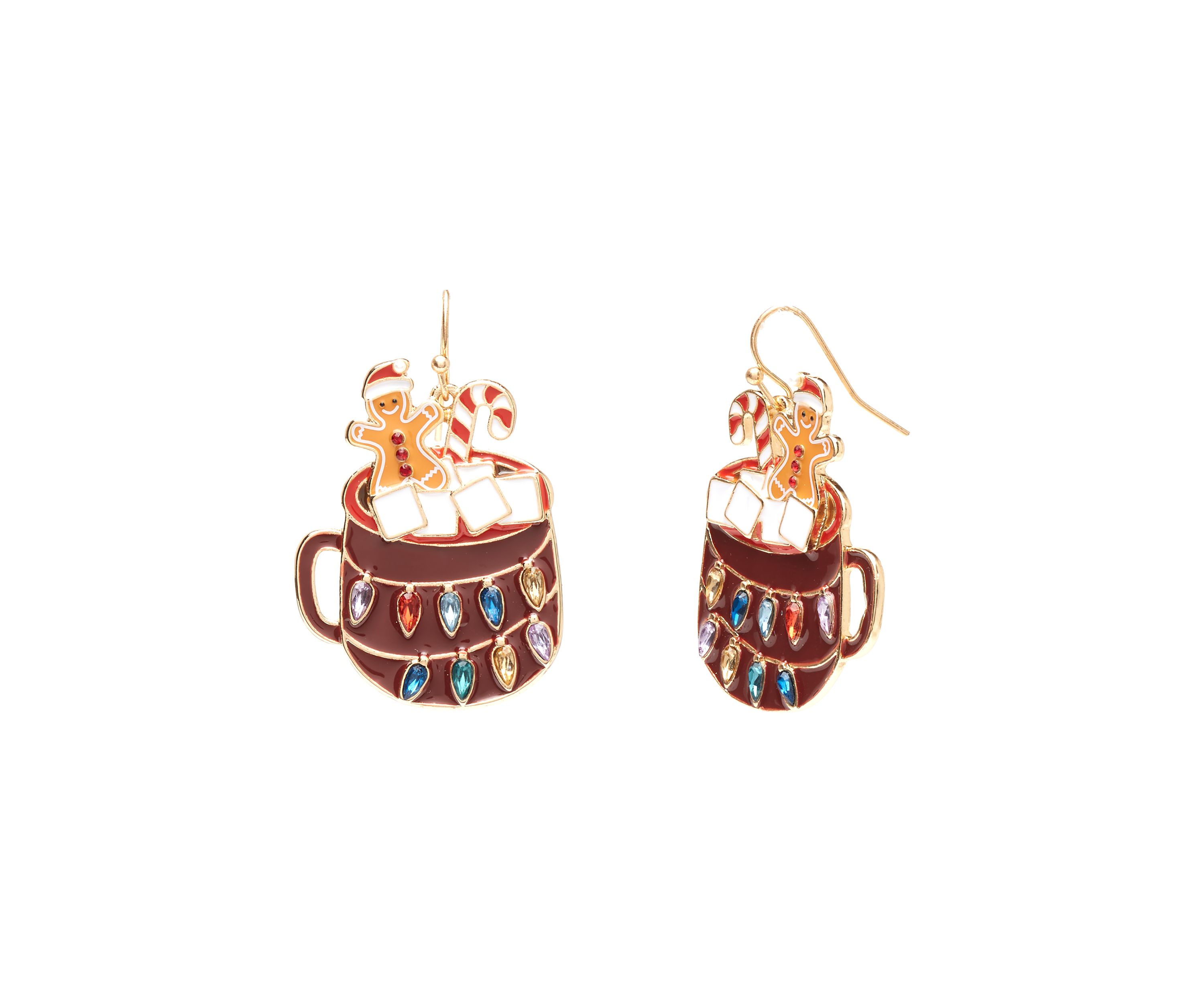 Hot Cocoa Mug Earrings 