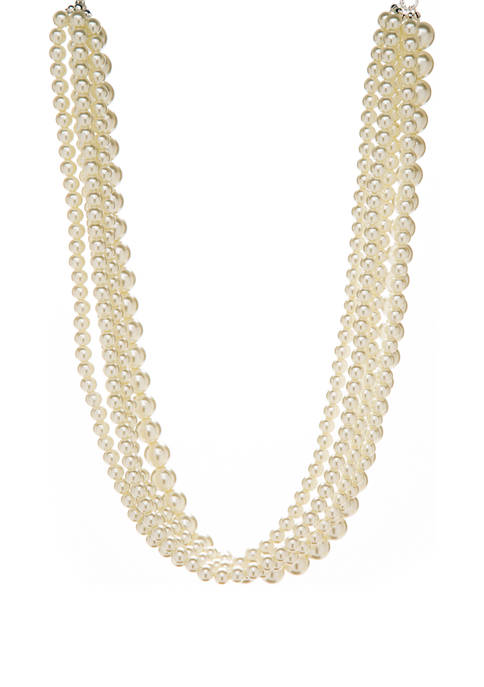 Belk Multi Strand Pearl Necklace