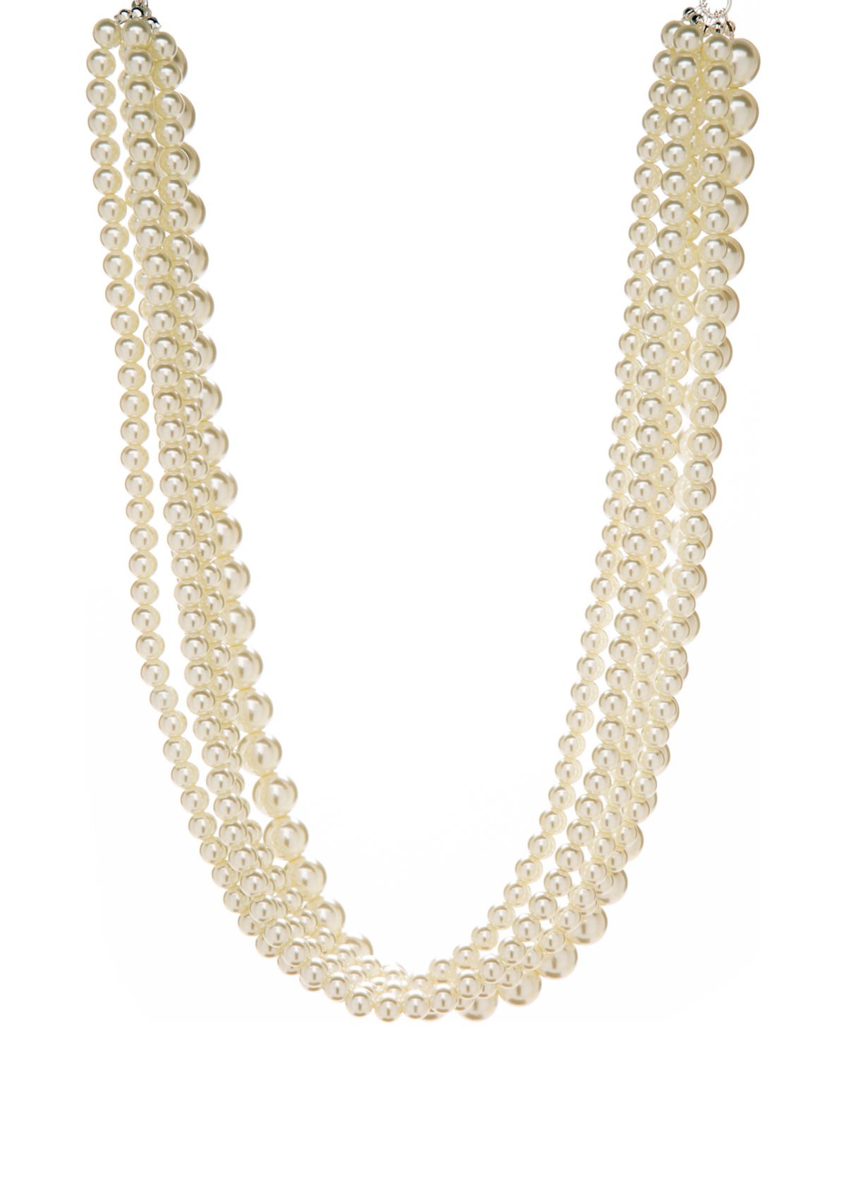 Multi Strand Pearl Necklace 