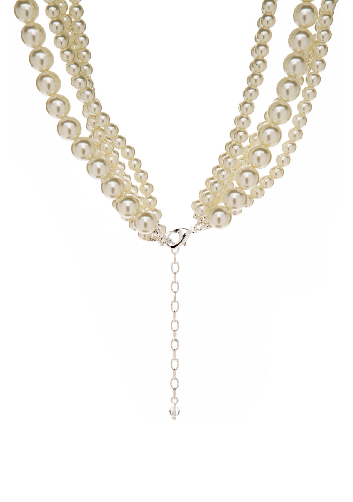 Multi Strand Pearl Necklace 
