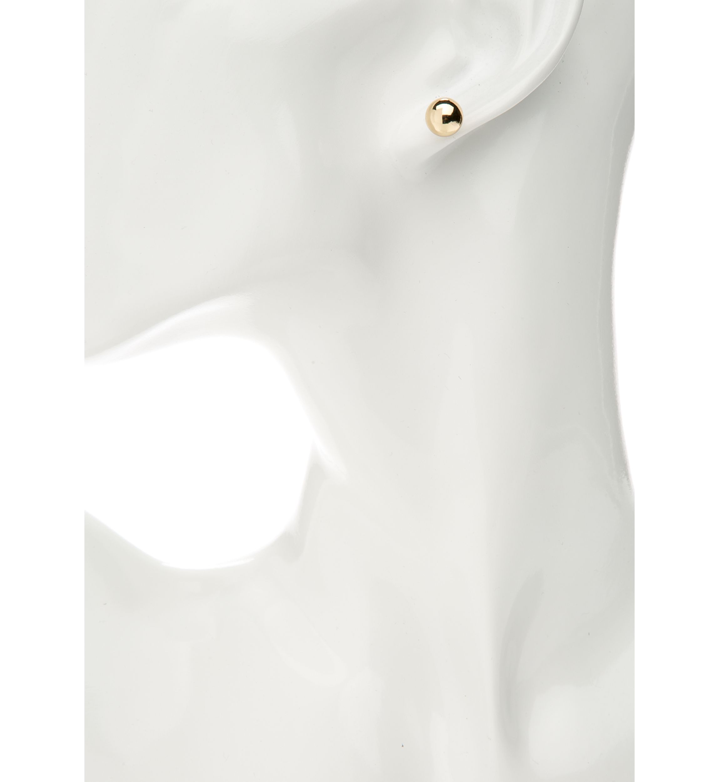  8 Millimeter Silver and Gold Tone Pearl Earring Trio  